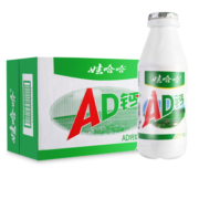 娃哈哈AD钙奶【日期新鲜】大瓶整箱乳酸菌含乳饮料哇哈哈乳酸奶早餐批发 大瓶AD钙220g×20瓶/整箱