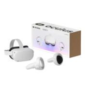 Oculus Quest 2 VR眼镜一体机 头戴式智能头显体感游戏机 steam全景VR视频 Quest 2 VR眼镜 128G（直邮仓）