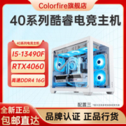 七彩虹RTX4060主机台式电脑i5-13490F游戏主机DIY整机13400组装机
