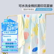 BLISS 百丽丝 可水洗双人宿舍纤维单人空调被子 花儿之乐 200*230cm