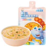 小鹿蓝蓝婴幼儿牛肉蔬菜营养粥 果蔬杂粮主食宝宝辅食粥120g