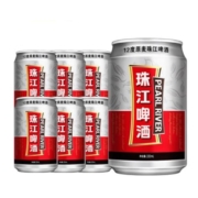 PEARL RIVER 珠江啤酒 12度 珠江原麦啤酒 330ml*6听