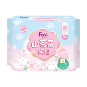 FREE山茶花纯棉系列 天然CTS因子舒爽净味 0.08cm日用卫生巾240mm*8片