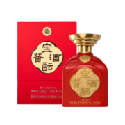 宝酝酱酒 中国红 53°酱香型白酒 175ml*1瓶 单支装