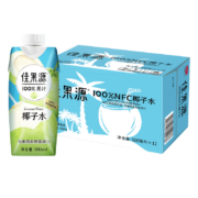 PLUS会员：佳果源 100%NFC椰子水 500ml*12瓶