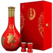 再补券、PLUS会员: 郎酒 红花郎十五  53度酱香型 500ml礼盒 装+赠100ml