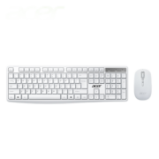 宏碁(acer) 键鼠套装 无线键鼠套装 办公键盘鼠标套装 防泼溅 电脑键盘 鼠标键盘 KM41-2K 白色
