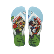 havaianas哈唯纳Mario马里奥联名巴西夹脚人字拖防滑夏海边外穿 0198-白/白 23/24巴西码