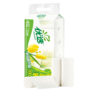 心相印旗下优选系列卷纸无芯卫生纸加厚4层10卷/提装家用厕纸实惠装 20卷