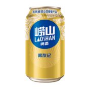 崂山啤酒 崂友记啤酒10度 330ml*24听整箱