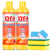 立白西柚精408g*2瓶+洗碗棉*2块+清洁泡腾片*2块