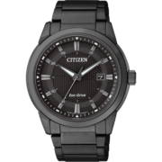 西铁城（CITIZEN）CITIZEN手表男光动能炫黑防水夜光潮流钢带男表BM7145-51E BM7145-51E