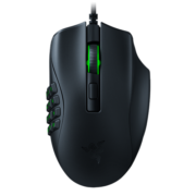 雷蛇(Razer)那伽梵蛇X有线鼠标 模块化 RGB幻彩灯效  含机械式拇指按键区 人体工学 吃鸡/LOL游戏鼠标 黑色