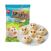 思念 儿童早餐 奶黄&红豆味猪猪包 300g*4袋