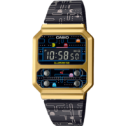 卡西欧（CASIO）【礼物】电子街机PAC-MAN联名款 吃豆人游戏潮流防水腕表礼盒 【吃豆人】A100WEPC-1BDR