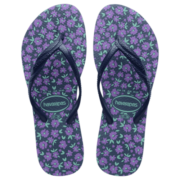 havaianas哈唯纳Fantasia Floral巴西人字拖夏海边可外穿防滑 9071-靛蓝/海军蓝 35/36巴西码