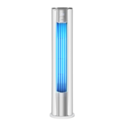 美的（Midea）空调立式 柜机 新一级能效 智能变频冷暖圆柱客厅立柜式空调 升级大风口 以旧换新 风锦 2匹 KFR-51LW/N8ZHB1