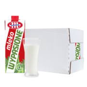 妙可Mlekovita 波兰进口 3.2全脂牛奶纯牛奶 1L*6盒 整箱装