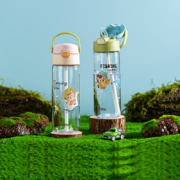 概率券、88VIP：THERMOS 膳魔师 儿童耐磨印花吸管杯 600ml