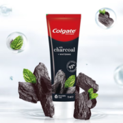 有效去除顽固污渍！Colgate 高露洁 竹炭美白牙膏 100g*2