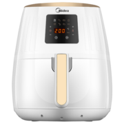 美的（Midea） 空气炸锅可视窗口家用5.7L大容量大功率循环加热不沾易清洗精准控温 多功能电炸锅 MF-KZE5501