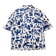 MADEN 马登 女士印花短袖衬衫 TS2301217