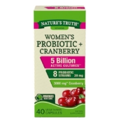 美国进口，Nature's Truth 自然之珍 益生菌蔓越莓胶囊 40粒*2瓶