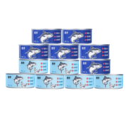 惠寻京东自有品牌 金枪鱼鸡丝+金枪鱼红肉猫罐头【170g*12罐混合装】