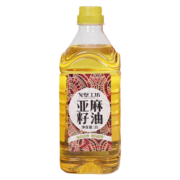 戈壁工坊 亚麻籽油500ml/300ml进口原料冷榨一级油亚麻油植物油非转基因 亚麻籽油 2L*1桶（23年2月)