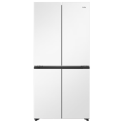 海尔（Haier）零距离嵌入式冰箱460升十字对开门T型四门多门双开门家用白色家电一级能效智能底部散热超薄大容量 460升月莹白+零距离自由嵌入+干温分储+黑金净化