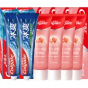 Colgate 高露洁 牙膏喜马盐4支+三重薄荷2支亮白清新口气去黄去渍单品包邮