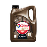 道达尔（Total）快驰5000 合成技术机油润滑油 10W40 SP级 4L（新老包装交替）