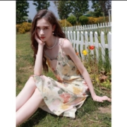 PLUS会员：3COLOUR 三彩 女士无袖连衣裙 D382J1023L40