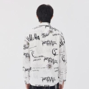 商场同款Cabbeen/卡宾男装翻领长袖衬衫3213109010印花衬现在潮H