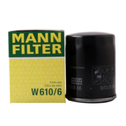 曼牌（MANNFILTER）机油滤清器机滤机油滤芯W610/6思域雅阁缤智飞度CRV思铂睿冠道