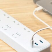 aigo 爱国者 AC0631 新国标插排  三位二孔+三位五孔+2USB+Type-c 1.8m