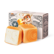 京东百亿补贴：三只松鼠  纯奶手撕面包480g
