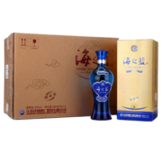 洋河 蓝色经典 海之蓝 浓香型白酒 42度 375ml*6瓶 整箱装 口感绵柔
