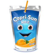 概率券：果倍爽Capri-Sun 儿童果汁 不添加阿斯巴甜 橙子味 200ml*1袋*3件