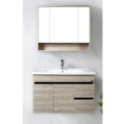 FAENZA 法恩莎 家用陶瓷一体浴室柜 90cm