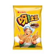 好丽友（orion）零食休闲零食薯条膨化食品呀!土豆里脊牛排味70g/袋