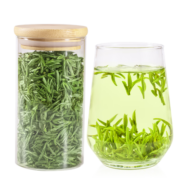绿满堂 黄山毛峰 2023年新茶明前头采特级茶叶绿茶春茶嫩芽安徽黄山原产 50克玻璃罐