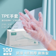 职安康 一次性手套丁腈食品级（100只/盒）