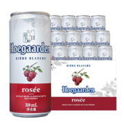 概率券：Hoegaarden 福佳 玫瑰红果啤 精酿啤酒 310ml×12听