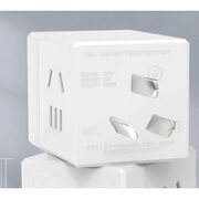 AIKEDUN 艾克盾 主动灭火魔方转换器 一转四+2USB+1Type-c