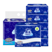 概率券：JIEYUN 洁云 抽纸 加韧250张卫生纸6包装