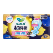 乐而雅（laurier）花王乐而雅超瞬吸 纤巧立围超特长夜用护翼型卫生巾40cm 4片
