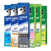 DARLIE 好来 超白茶倍健牙膏套组 90g*6（赠 同款40g*3+牙刷*2）