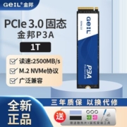 GeIL金邦P3A 250G/500G/1T固态硬盘M.2 PCle 2280NVMe协议接口