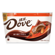 德芙（Dove）摩卡榛仁巧克力分享碗装243g 零食送礼物（新旧包装随机发放）